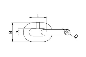 DIN766 CALIBRATED STAINLESS STEEL CHAIN