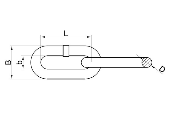 High Quality Marine Short Link Chain – LASHING CHAIN GRADE 80 – Rudong