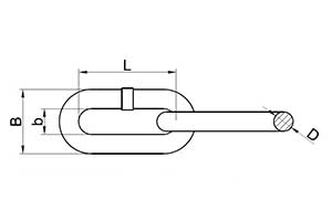 OEM/ODM China Weld Long Link Chain -
 INCH SIZE ORDINARY MILD STEEL CHAIN LONG LINK – Rudong