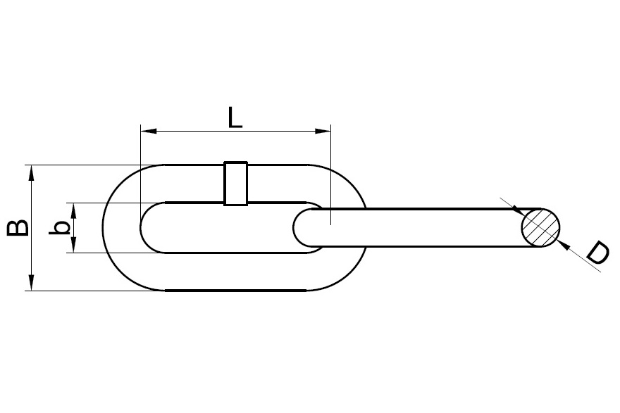 Chinese Professional Studless Link Chain -
 NACM2010 COIL CHAIN – STRAIGHT LINK – Rudong