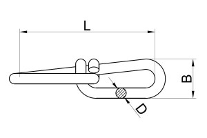 China Cheap price Ne Plate Chain Hoist Chain (Cement Mill Chain) -
 DIN5686 KNOTTED CHAIN – Rudong