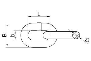 AUSTRALIAN STANDARD SHORT LINK CHAIN