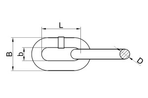 AUSTRALIAN STANDARD REGULAR LINK CHAIN